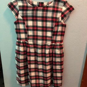 Gap Christmas plaid dress
